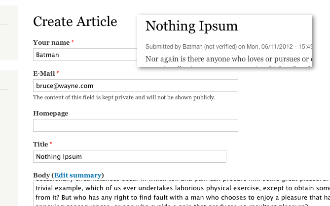 Screenshot of an anonymously authored node