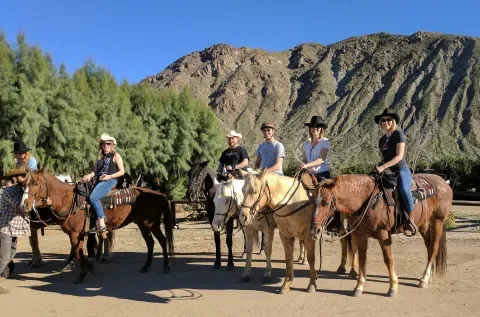 Horseback riding at the ranch