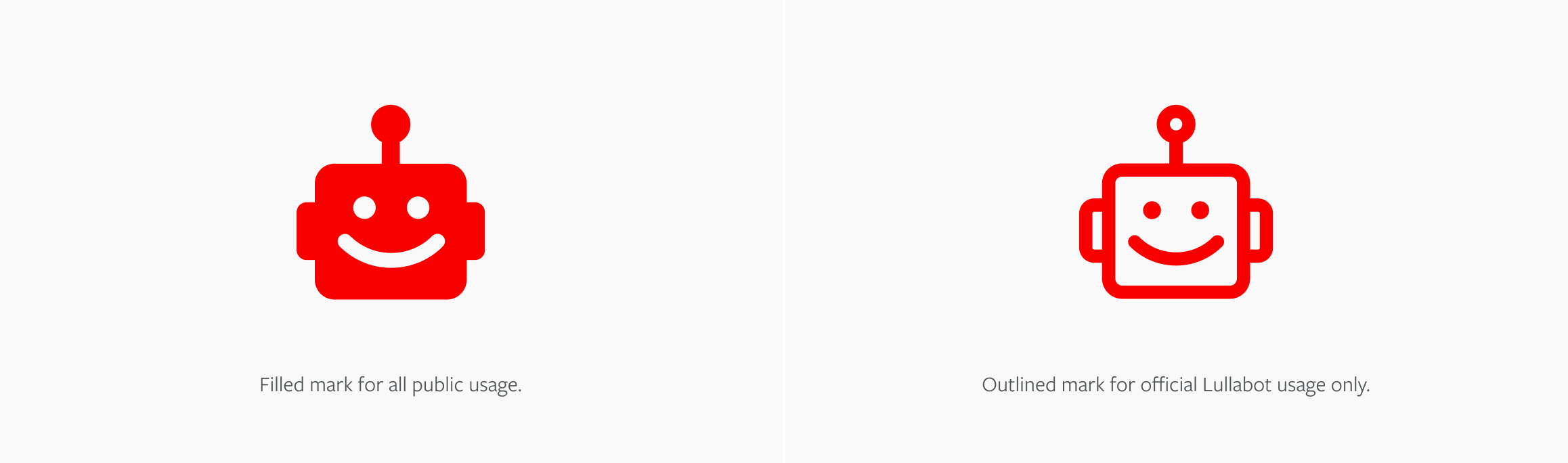 Lullabot logo public vs. internal