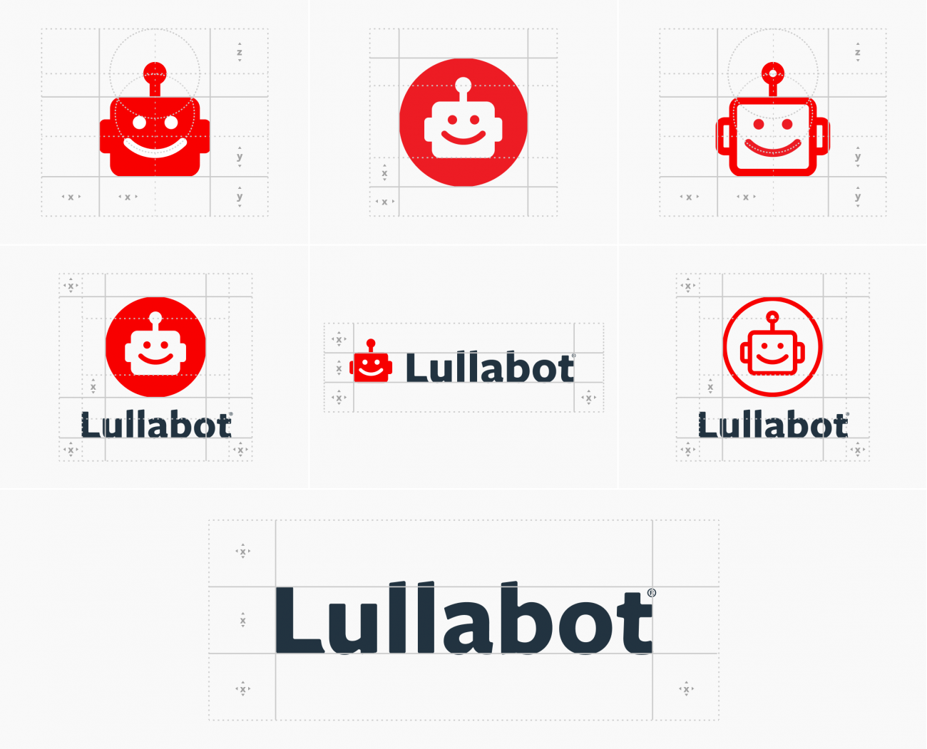 The Lullabot identity clear space rules