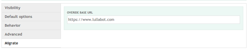 Disqus export override