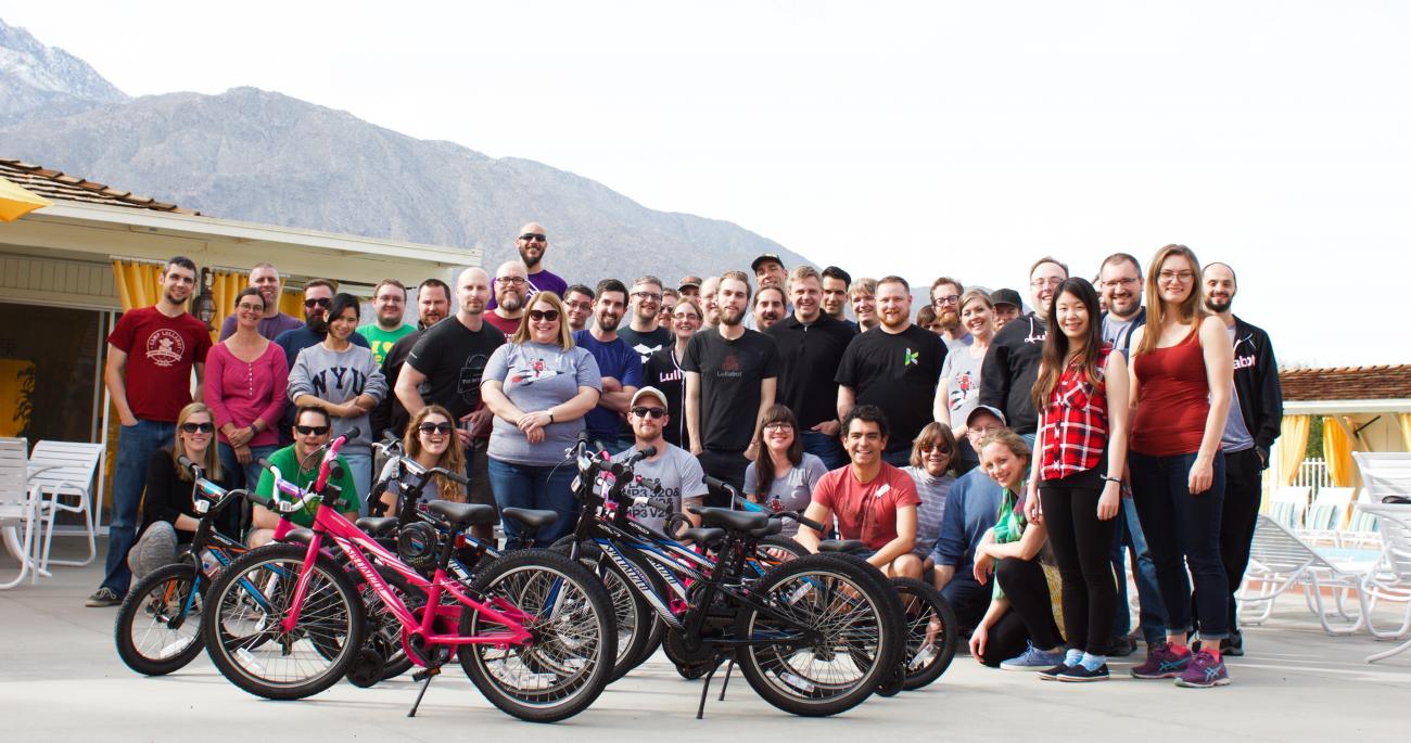 Lullabot community service: bicycle building