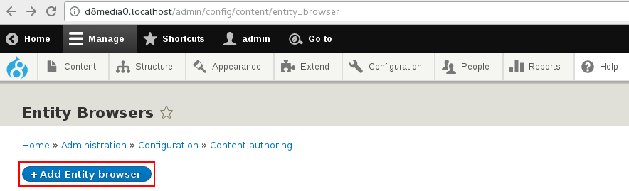 Create browser button