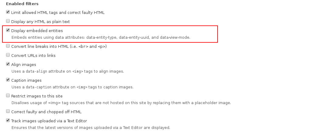 Step 2 enable the filter
