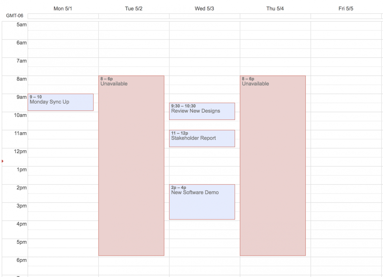 Create full day events in your calendar for uninterrupted work time.