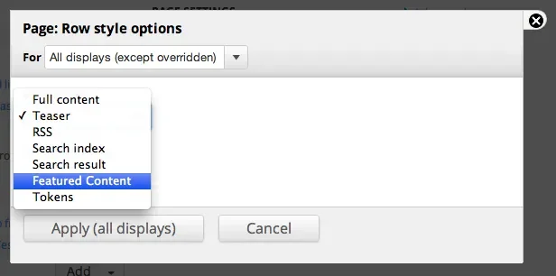Screenshot of module in action