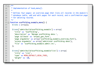 Screenshot of boring, repetitive code