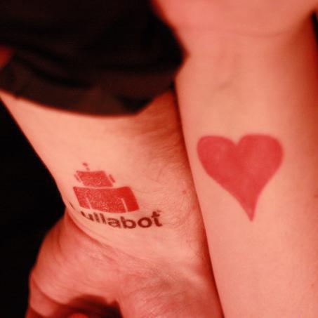 Lullabot tattoo love hands