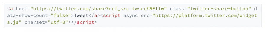 Twitter Embed Script