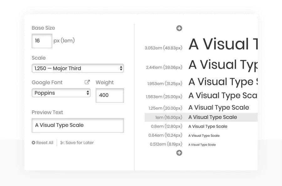 type-scale type tool example