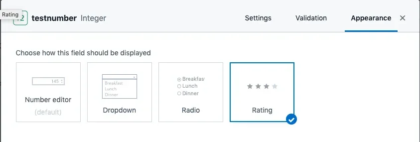 Contentful Number Widgets