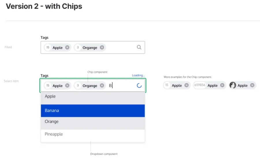 New UX pattern for Drupal tags