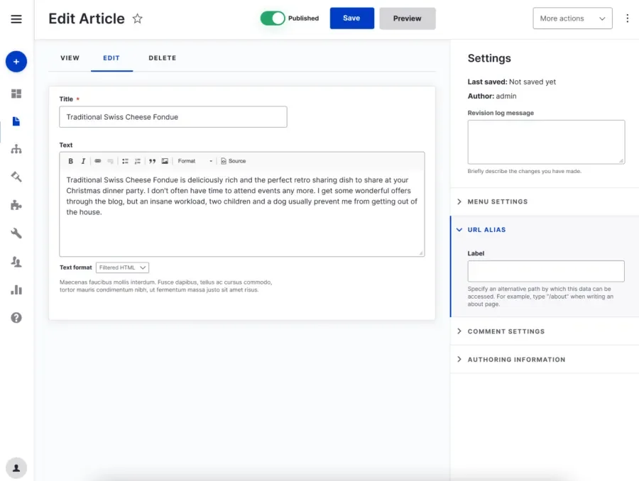 Node form layout mockup inspired by Gin