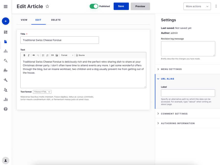 Node form layout mockup inspired by Gin