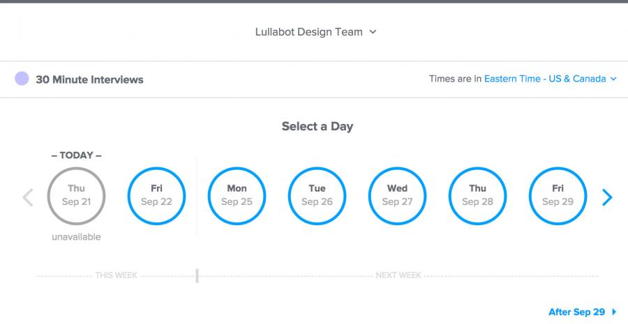 calendly screenshot