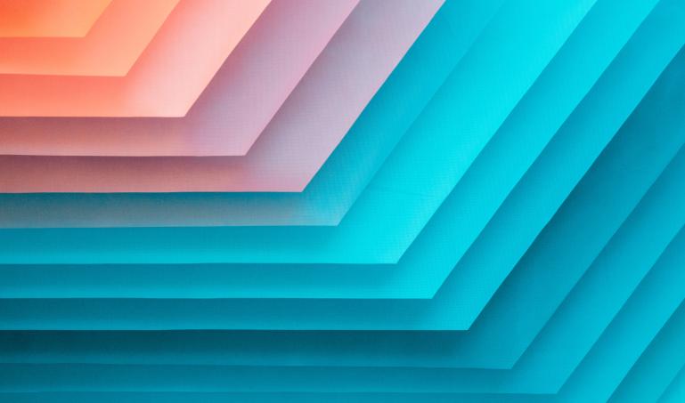 Different colored layers