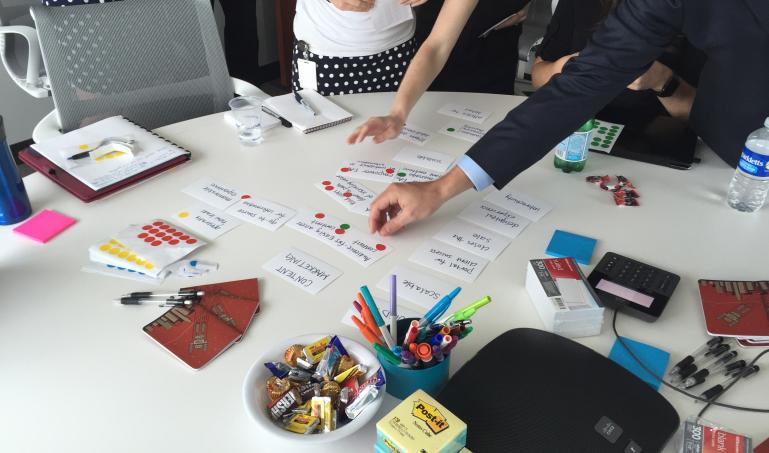 Design Workshopping: Card Sorting for Prioritization