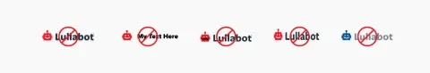 Lullabot identity - what not to do