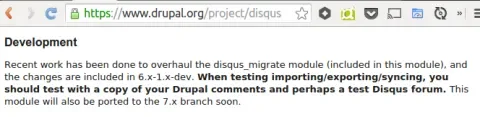 Disqus module description