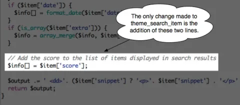 Code added to theme_search_item to show score