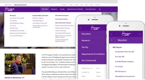 NYU School of Medicine on multiple devices