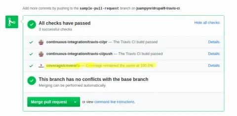 Coveralls pull request