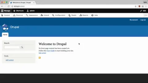 A demo of the decoupled administration UI for Drupal