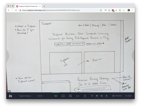 Test ideas with low fidelity work to save time.