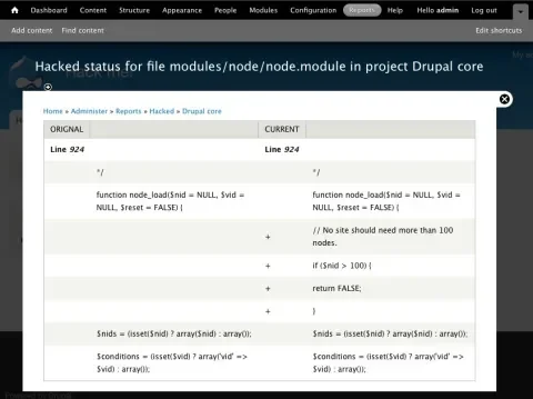 node.module has been hacked to only load node IDs less than 100