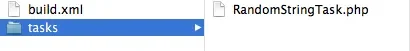 Phing tasks subfolder