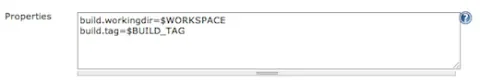 Jenkins Phing configuration build properties